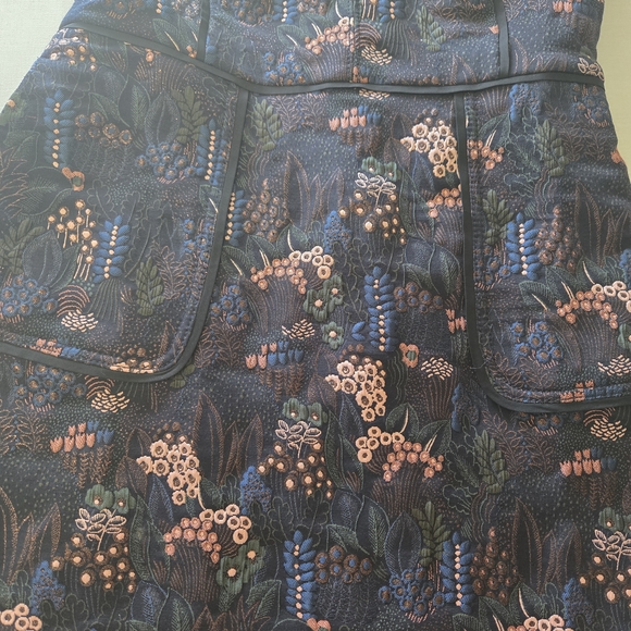 Ann Taylor Blue Sheath Dress with V-Neck for Wedding Guest - Picture 6 of 12